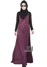 Fashion Muslim Dress Abaya in Dubai Islamic Clothing For Women Jilbab Djellaba Robe Musulmane Turkish Women