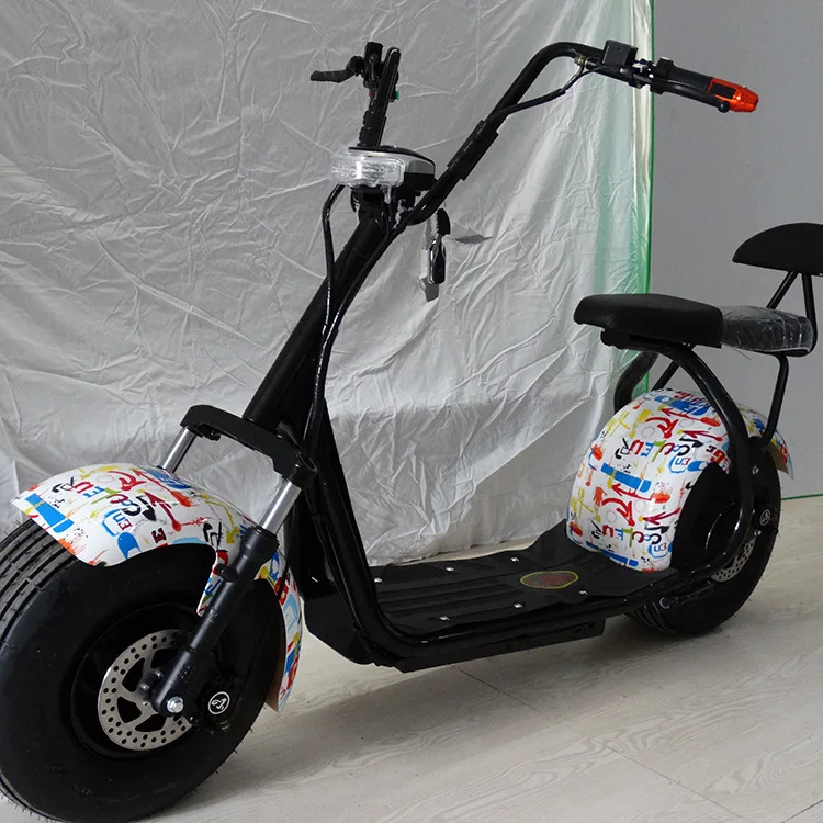 Clearance Electric Motorcycles 60V 20A 1000W Car Accessories Camping Citycoco Lithium Battery Scooter Multi Color Fashionable and Popular 2