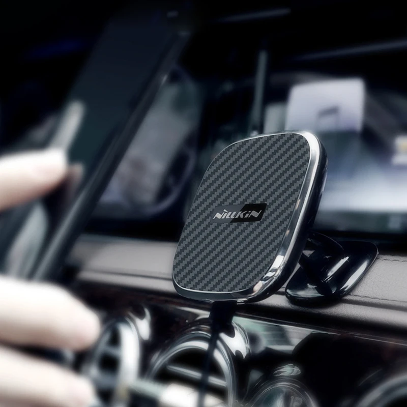 Car Magnetic Wireless Charger For iPhone X 8 plus 8 10W Fast Charge QI Standard Smart Wireless Charger Device Battery Charger