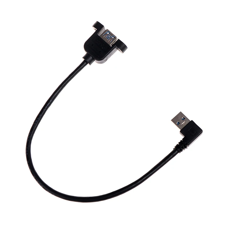 1Pc Usb 3.0 Male To Dual Usb 3.0 Female Usb 3.0 Extension Cable Male To Female Instrument Parts & Accessories Black Color