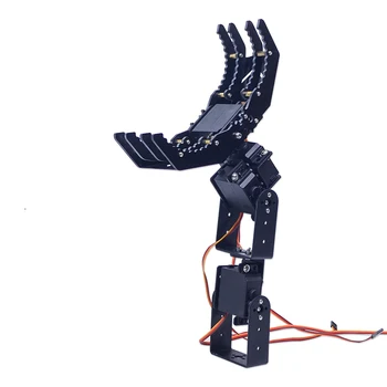 

High Quality 4DOF Robot Arm Claw Holder Mechanical Arm with 4pcs Servo Frame Set 310mm Total Length RC Science Models