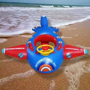 

Anti-leakage Cute Aircraft Children Swimming Ring Inflatable Swimming Ring