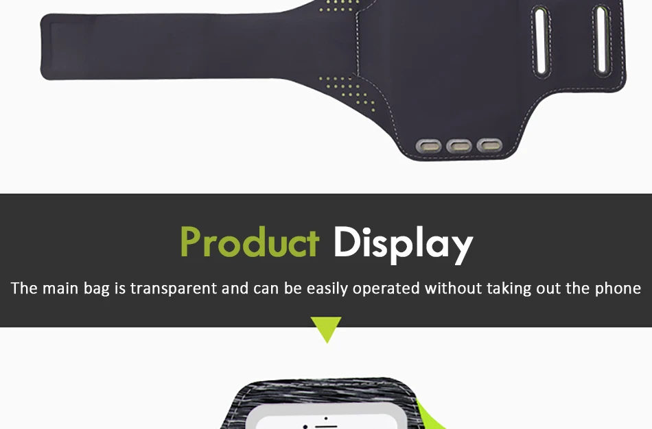 !ACCEZZ Sport Running Armbands Holder 4.75.8 inch For Oneplus 5 iPhone 7 6 8 Plus Xiaomi 6 Phone Pouch Gym Cover Arm Band Cases (8)