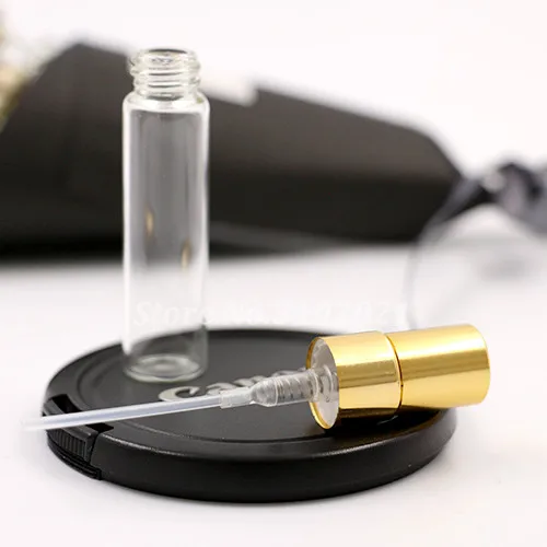 Harga 200x5 ml botol isi ulang mini botol parfum atomizer clear kaca semprot botol wadah kosmetik tabung minyak esensi