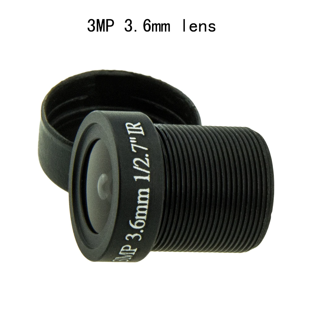 3.6mm Lens M12 3MP HD CCTV IP Camera Lens for 960P 1080P Analog IP
