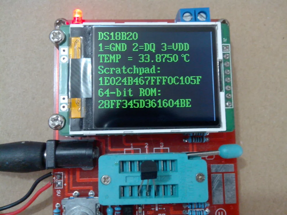 Английский транзистор тест er LCR диод емкость ESR частотомер сопротивление DS18B20 DHT11 IR_decoder тест