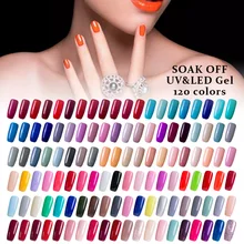 Modelones красный цвет серия УФ-гель для ногтей 120 цветов дизайн ногтей УФ-гель лак для ногтей Полупостоянный салонный светодиодный гель лак для ногтей