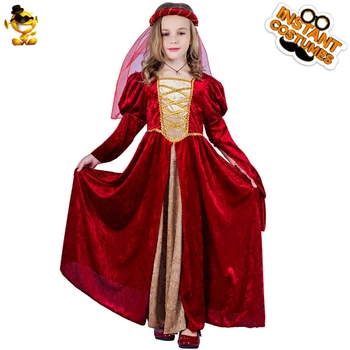 

DSPLAY Halloween Party Original Cosplay New Style Fashionable Three Sizes Children's Renaissance Girl Temperament Girls Suit