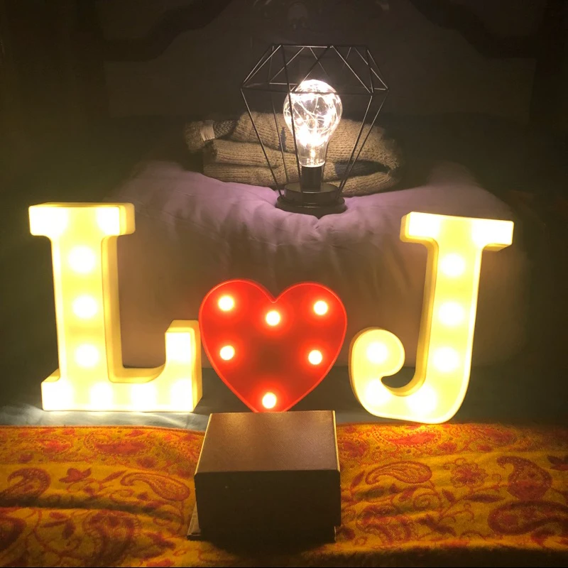 Us 2 18 22 Off A To Z English Letter Led Night Light Marquee Sign Alphabet Lights Lamp Home Culb Outdoor Indoor Wall Valentine S Day Decoration In Us 2 18 22 Off A To Z English Letter Led Night Light Marquee Sign Alphabet Lights Lamp Home Culb Outdoor Indoor Wall Valentine S Day Decoration In