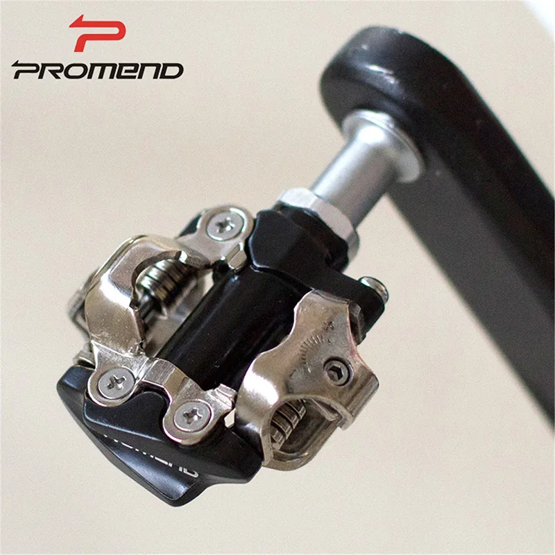 Promend Cycling mountain bike pedals self lock bicycle pedals MTB locking plate tread clipless