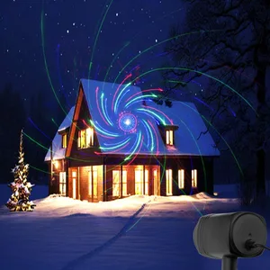 Image 1 - Laser Christmas Lights Red Green Blue Moving RGB 20 Patterns Projector IP65 Outdoor RF Remote For Xmas Holiday Garden Decoration