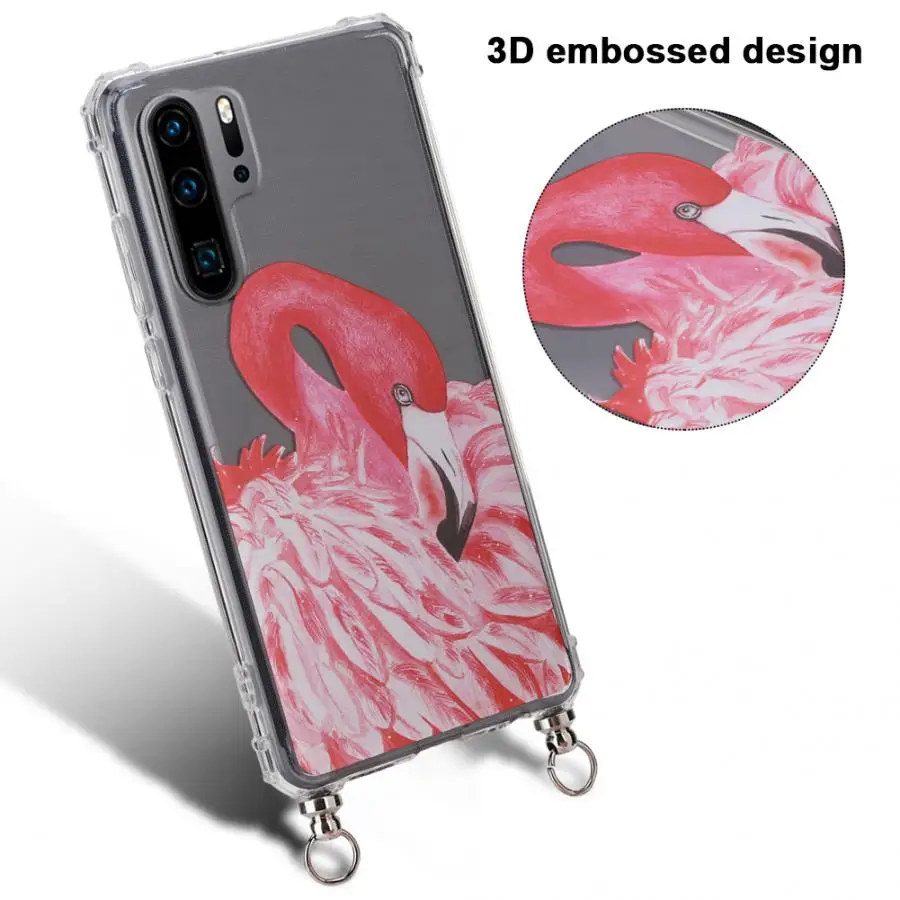 3D рельефный Мобильный защитный чехол для телефона с ремешком для huawei P30/P30 PRO Чехол для телефона - Цвет: B