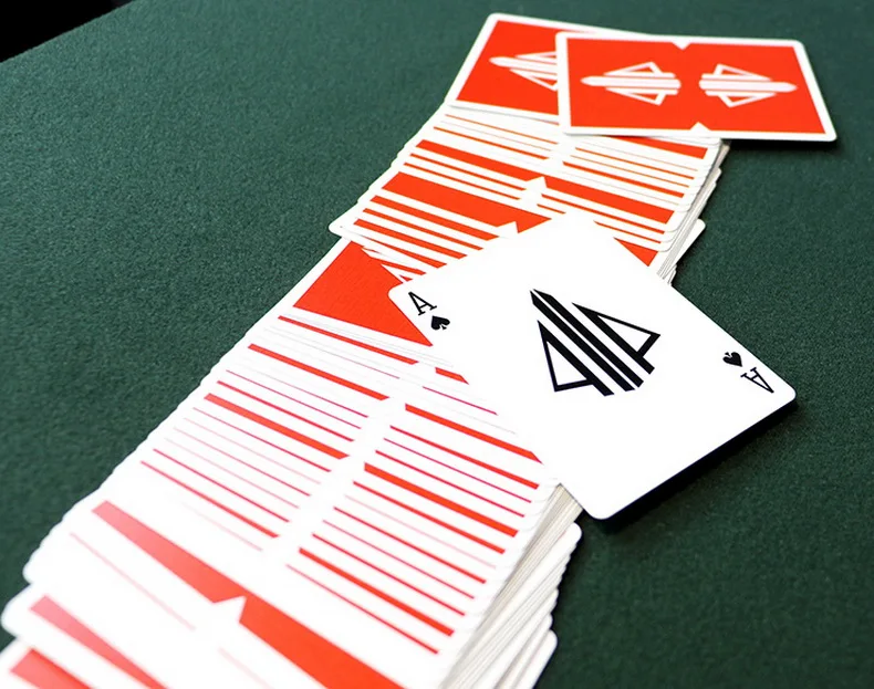 1 шт. Ашер Игральные карты Красный цвет импорт покер Запечатанный Волшебная колода реквизит фокусы