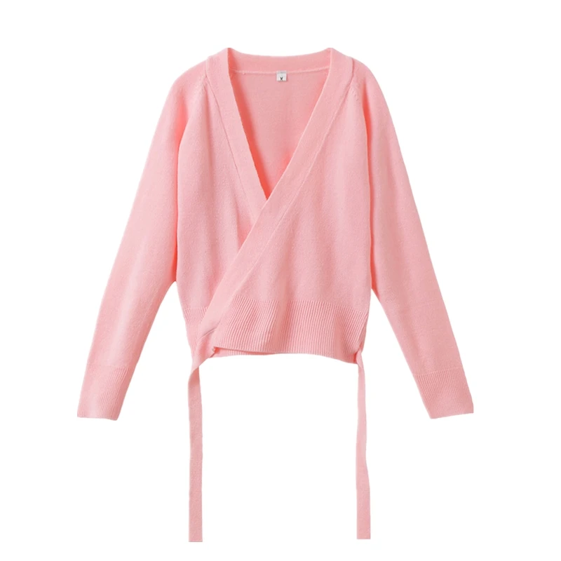 plus size ballet wrap sweater