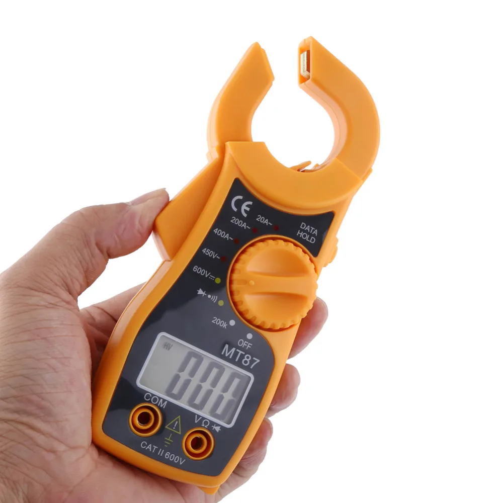 

MT87 LCD Digital Clamp Meters Multimeter Measurement Tools AC/DC Voltage Tester Current Resistance Tester Meter