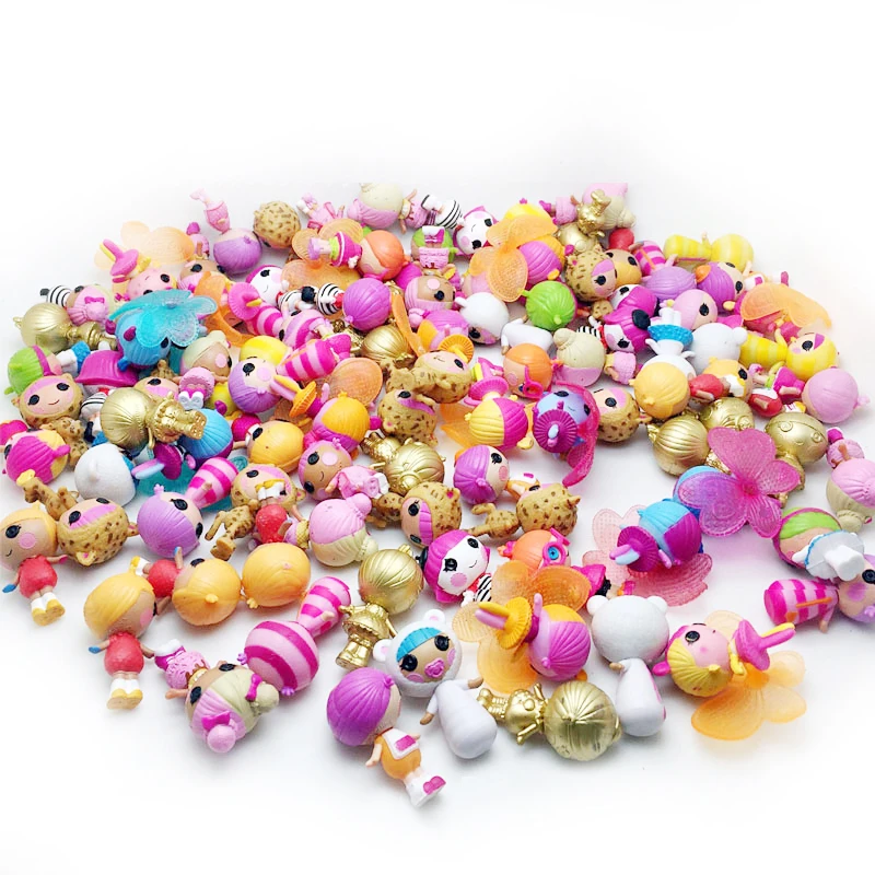 

50pcs/Lot MINI Lalaloopsy Dolls Action Figures Girls Toys Play House Figures Toys Christmas Gifts For Kids S1153