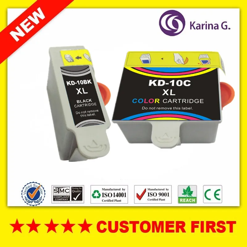 

Compatible Ink Cartridge For KD10 Kodak10 KD-10 suit for Kodak ESP 3 5 7 9 3250 5210 5250 7250 9250 Office 6150 etc.