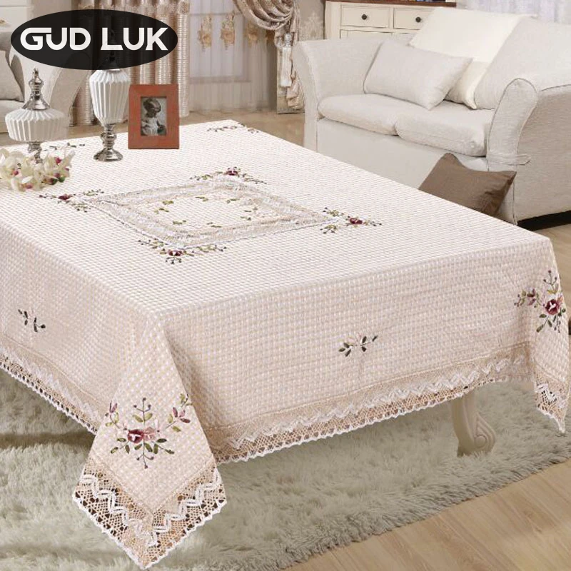 10 Different Flower Styles Tablecloth Handmade Polyester ...