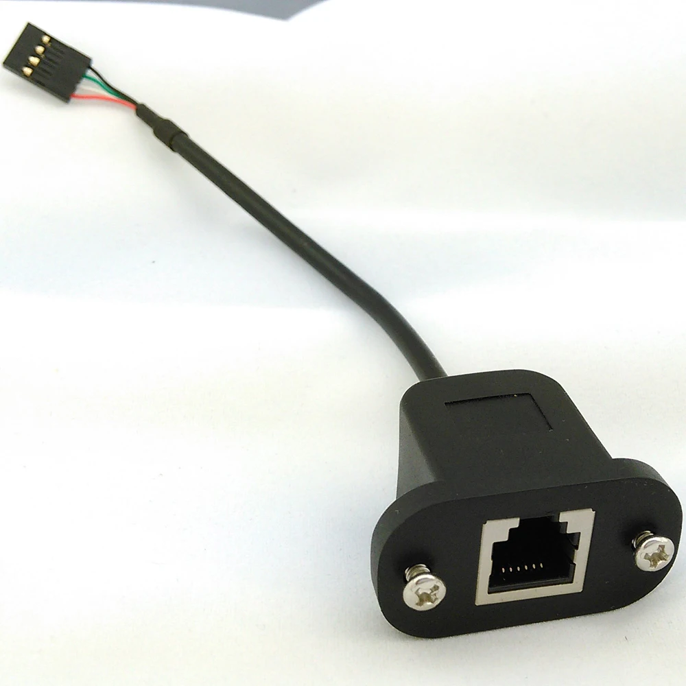 

rj11 rj12 telephony female socket bulkhead panel mount extension cable