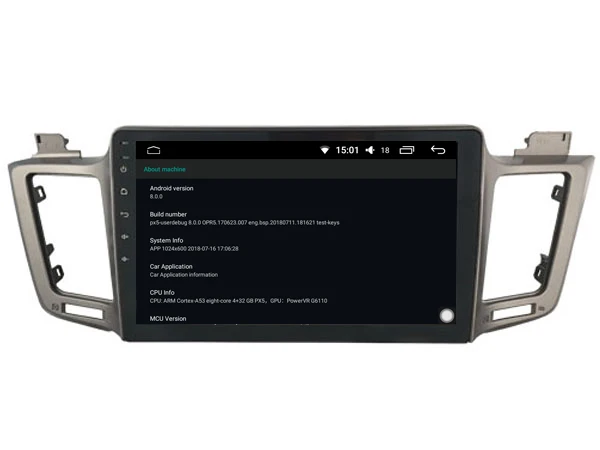 Perfect for Toyota RAV4 rav-4 2013+ Android 8.0 car gps multimedia 64GB rom+IPS screen+CARPLAY+TDA7851 Amplifer+4 Car Launcher radio 4