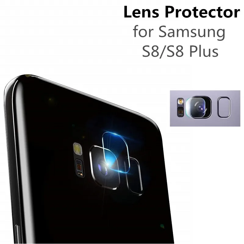 

VSKEY 10PCS Back Camera Lens Protector For Samsung Galaxy S8 Plus Tempered Glass Scratch-proof Protective Film for Galaxy S8+