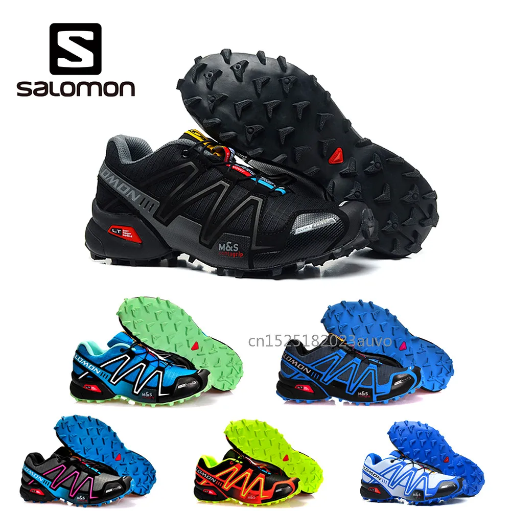 Salomon Скорость Крест 3 CS Спортивная мужская обувь Открытый дышащий zapatillas hombre Mujer мужской ограждения спортивная обувь