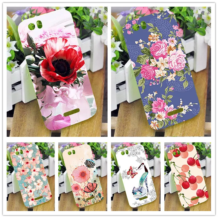 

Fashion printing Colorful DIY Painted Case For fly iq4413 Phone Protection SOFT TPU Bag For fly iq 4413 Pink Tree 3D Design Case