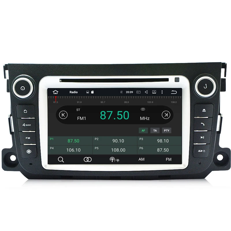 Sale HIRIOT 7 Inch IPS Android 8.0 CAR DVD GPS Player For Mercedes Benz Smart 2011 2012 2013 2014 Navigation Auto Radio 4G+32G DAB+ 6