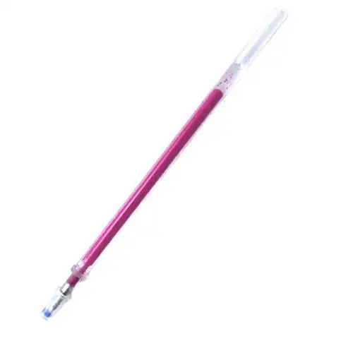 0,5 мм цветная стираемая Шариковая ручка для письма ученика, рисования, школы, офиса, моющаяся ручка, стержень, разноцветные ручки - Цвет: 1PCS Rose Red Refill