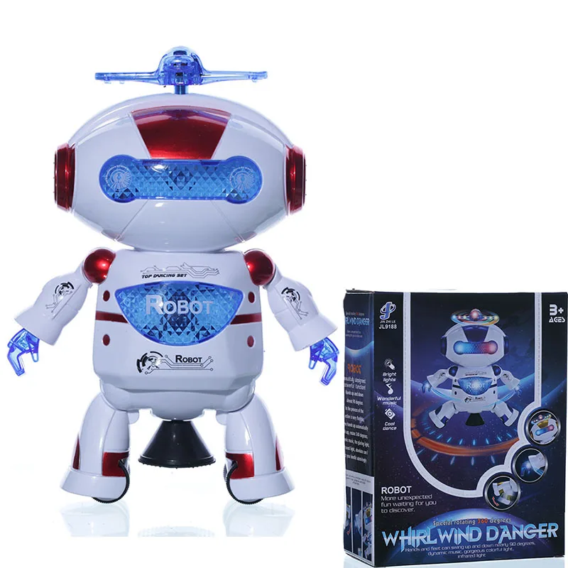 

Smart Space Dance Robot Electronic Walking Toys With Music Light Gift For Kids Astronaut Toy to Child