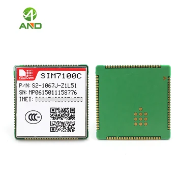 

1pc SIMCOM newest LTE FDD 4G module SIM7100C,pin to pin SIM5320E SIM7100C module,sim7100c