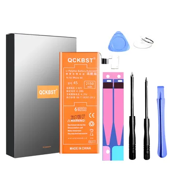 

QCKBST 2150mAh Li-Polymer Battery Batteria & Free Tools Repair For iPhone 4S 4GS - Retail Package