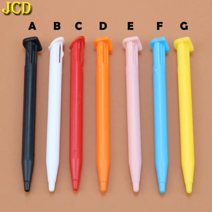 JCD 1pcs 7 Color Game Console Plastic Touch Screen Stylus Pen for Nintend New 2DS XL / LL Game Console Accessory