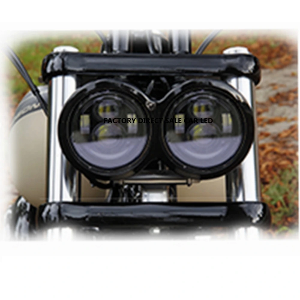 

2016 New LED Headlamps For Harley Dyna Fat Bob FXDF Model Projector LED Lamps Fat Bob Headlights