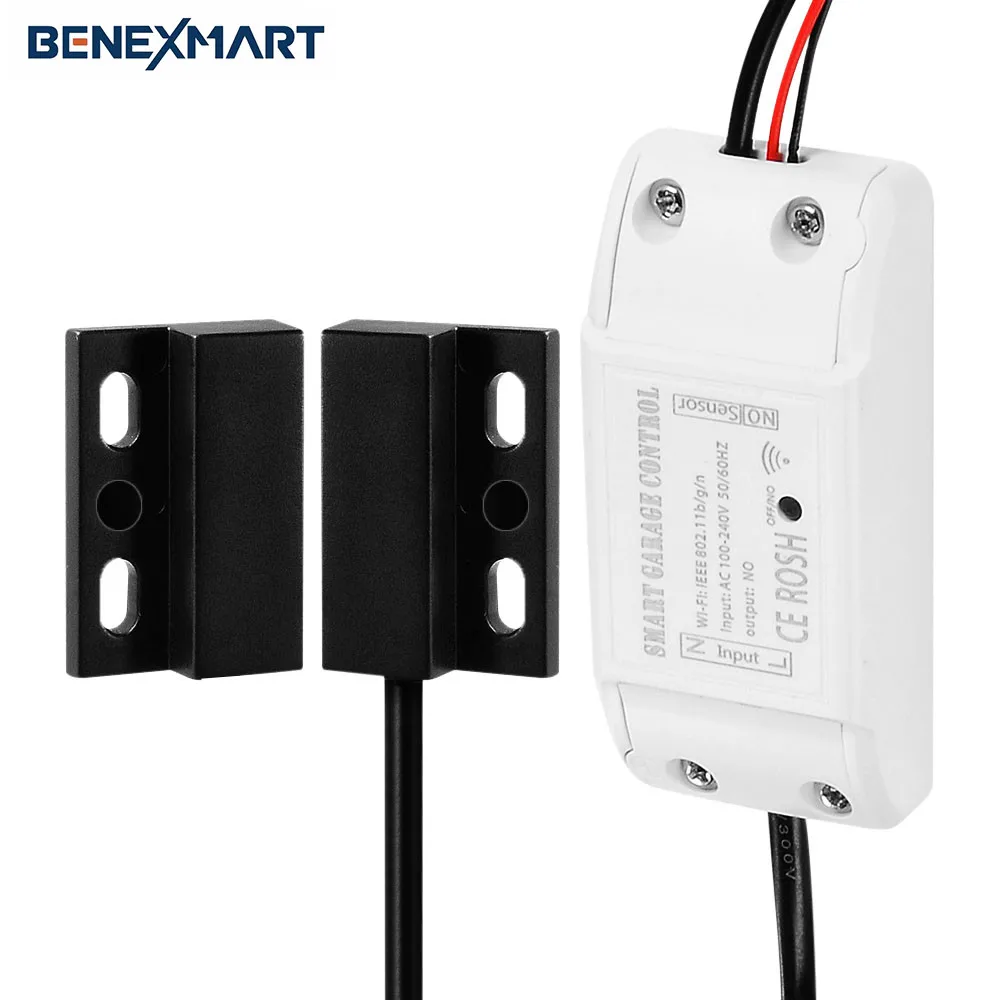 

Smart WiFi Garage Door Opener Remote Controller , Compatible with Alexa and google Assistant No Hub Needed