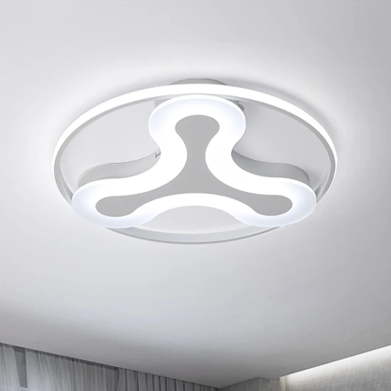 

New Arrival Round Dimmable Modern Led Ceiling Lights For Living Room Bedroom Study Room White Color RC Modern led Ceiling Lamp