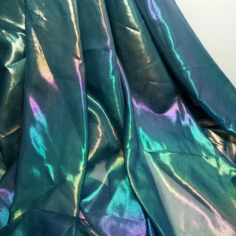 

Cosplay Magic color bronzing Fabric Colorful Chiffon 30D Fabric Soft Bronzed Breathable DIY Dress Fabric 100cm*150cm