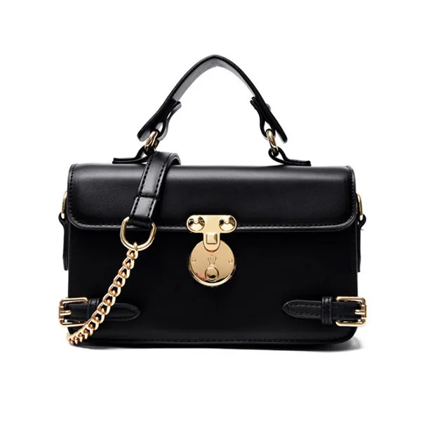 new summer ladies bag fashion small square bag Single shoulder bag wild chain diagonal span small bag tide - Цвет: Black