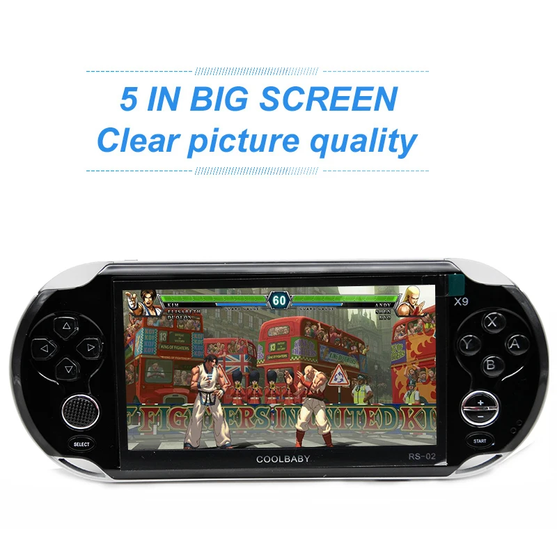 Новый 5 0 дюймовый экран Классическая игровая консоль поддержка ТВ с MP3/Movie камерой