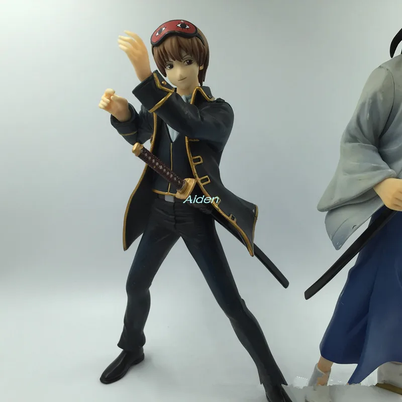 

7" GINTAMA Shin Sen Gu Mi Okita Sougo Creative Simulation Art Craft PVC Action Figure Collectible Model Toy OPP 18CM B1654