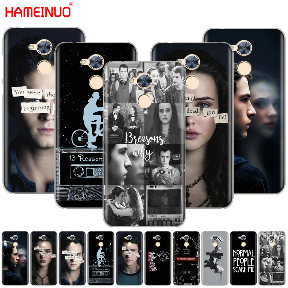 HAMEINUO 13 причины почему дизайн Новое поступление чехол для телефона Huawei Honor 10 V10 4A 5A