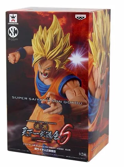 BANPRESTO super saiyan 2 Сон Гоку Dragon Ball Z скульптуры большой 6 фигурка игрушки