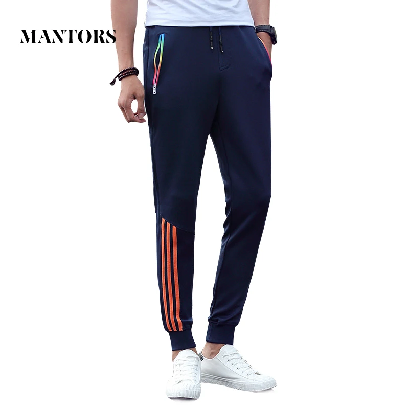 men's striped sweatpants