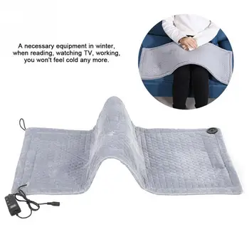 

Electric Heating Pad Warming Mat Heated Double Blanket Adjustable Temperature Warmer Massage Relaxation