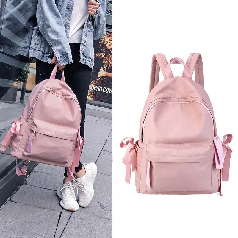 Mochilas escuela arco Rosa lindo mochilas Colegio mochila Niñas gran viaje de las mujeres mochila bolsa mochila Mochilas escuela arco Rosa lindo mochilas Colegio mochila Niñas gran viaje de las mujeres mochila bolsa mochila