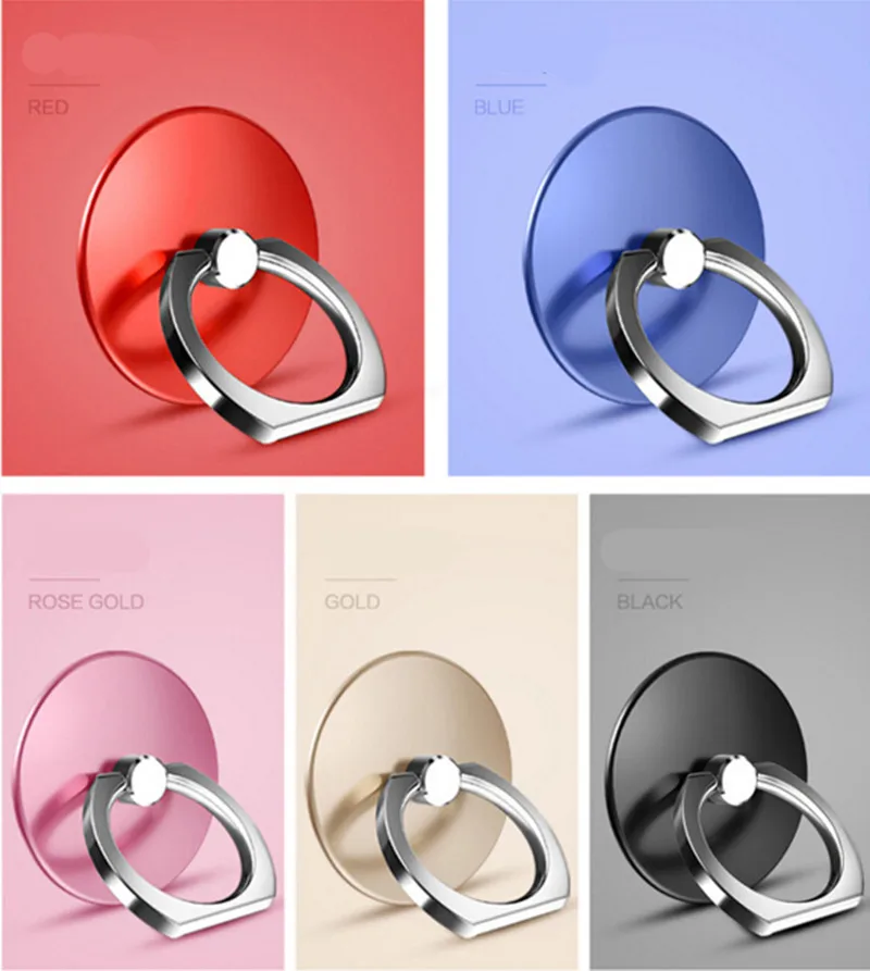 360 Degree circle font b Finger b font font b Ring b font Smartphone Phone Stand