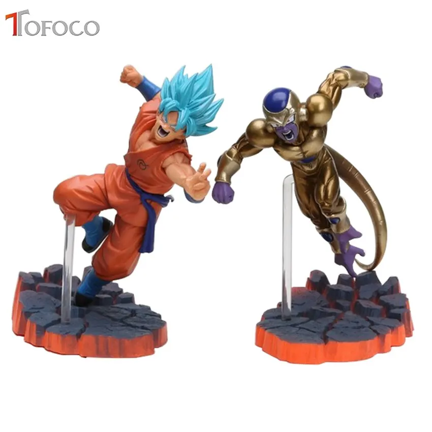 

15cm Dragon Ball Action Figure Dramatic Showcase Freezer VS Goku Vegeta Trunks PVC Action Figure Model Toy Anime Figure Kids