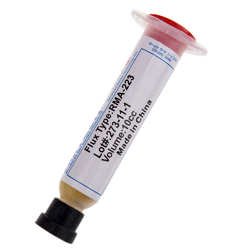 

Hot Sale DIY Solder Soldering Paste 10cc Flux Grease RMA223 RMA-223 for Chips Computer Phone LED BGA SMD PGA PCB Repair Tool