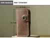 High Class Handmade Men Genuine Leather Key Holder Leather Key Wallet Men Housekeeper Women Key Case Bag key organizer pouch 2