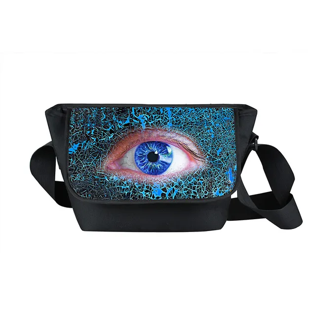 Buy Fashion Messenger Bag Cool 3D Eye Print Crossbody